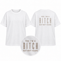 BITCH TEE / WHITE