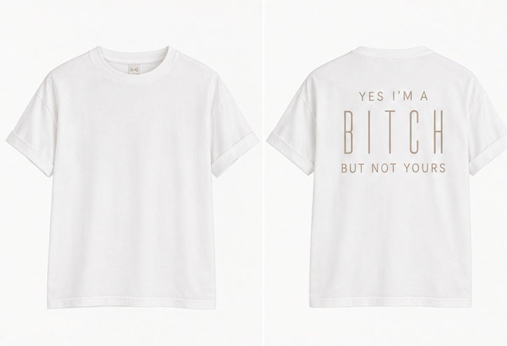BITCH TEE / WHITE