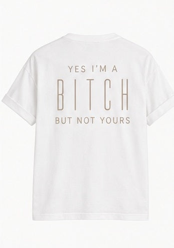 BITCH TEE / WHITE